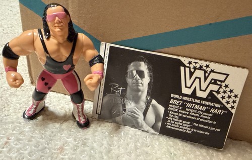 WWF Hasbro Bret Hart WWE Series 4 1991 w/ Original...