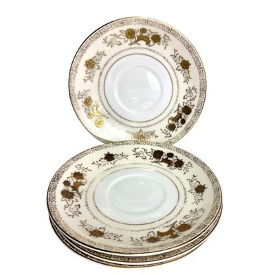 Harmony House  Gold Crest  Japan 6  Plates   Set of 4