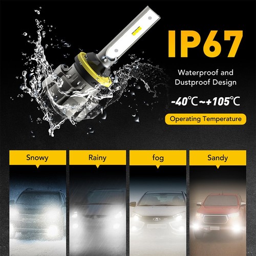 2x 880 889 4000LM LED Fog Light for Nissan Titan Hyundai Tucson 2010-2015 f - Picture 4 of 12