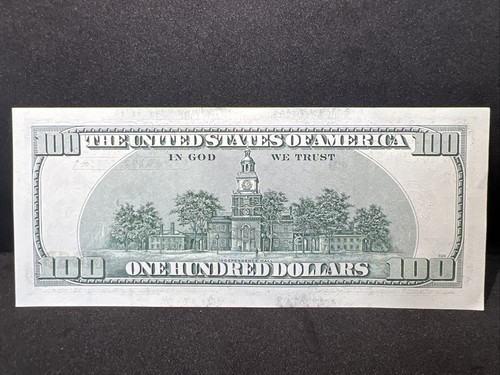 Series 2006 US One Hundred Dollar Bill Note $100 New York HB 58254433 Q - Picture 4 of 6