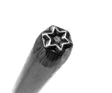 Metal Punch Design Stamp Decorative Art STAR Pattern SMD 2 Jewelry Making