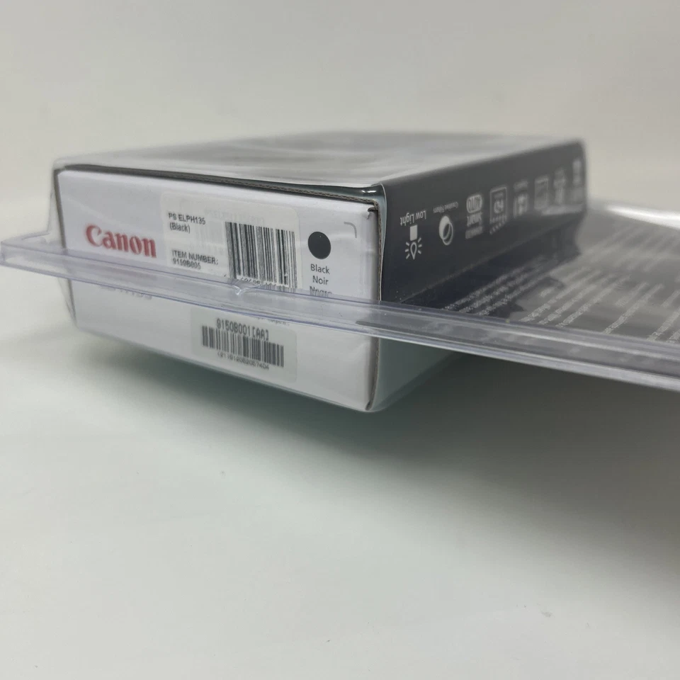 Canon PowerShot Elph 135 16mp 8x Optical Zoom Black Digital Camera Brand New - Image 3 of 4