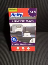 Hefty 5-Large Shrink-Pak Travel Bags