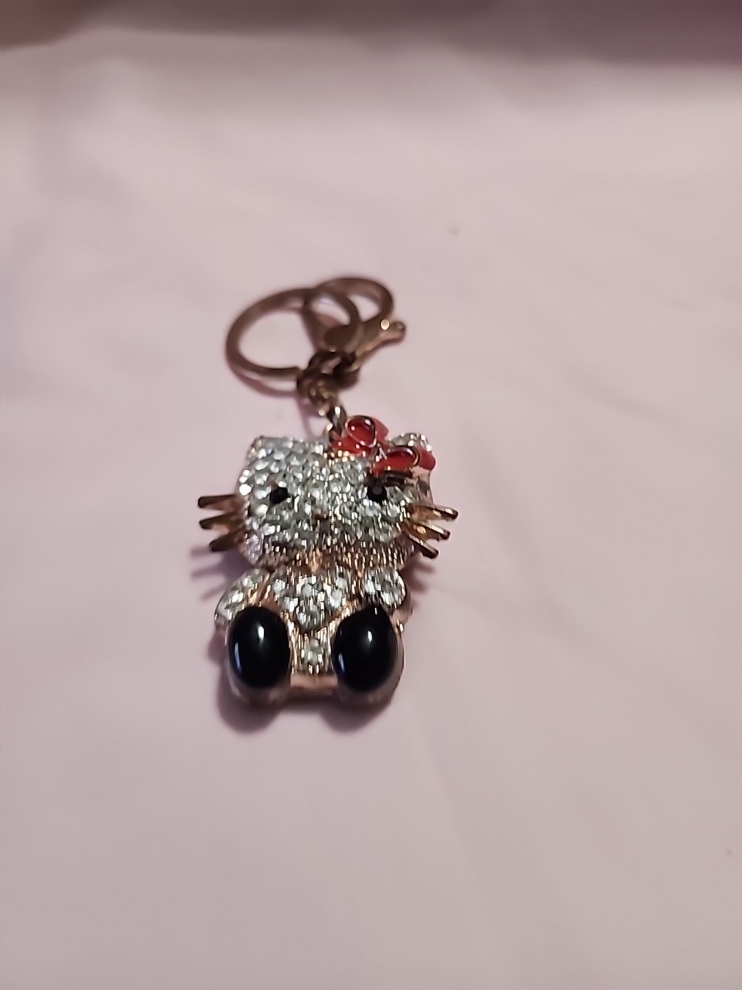 Hello Kitty Rhinestone Keychain - image 2