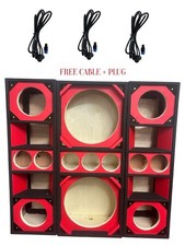 CHUCHERO BOX FOR SPEAKER 12" 2 DRIVER 2T 2LA BRAZILIAN STYLE FREE CABLE PLUGS