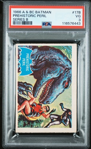 1966 A&BC Batman Blue Bat #17B — PSA 3