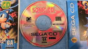 Sonic CD. Sega CD 1993 Used. With manual. Not for resale. Tested.