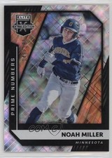 2021 Panini Elite Extra Edition Prime Numbers A /185 Noah Miller #36 00gy