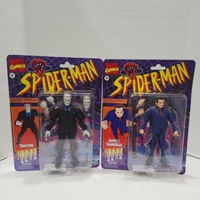 Marvel Legends Retro Spider-Man Animated 90s Hammerhead Tombstone Action Figures