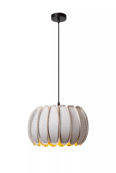 HäNgelampe Filz Esstisch Grau Wohnzimmer Ø30 Cm Rund E27 Pendelleuchte Blendarm-image