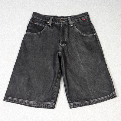 FUBU　ペインターショーツ　ブラックデニム　90s　Y2K Vintage FUBU Collection Baggy Black Jean Shorts Mens 34 Hip Hop