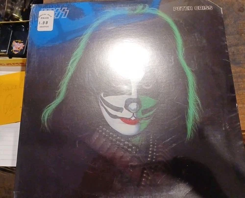 Kiss Peter Criss Vinyl LP Rock Casablanca  New Sealed Cardboard Sleeve Poster