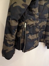 Camouflage Übergangsjacke mit Kaputze