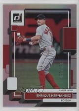 2022 Panini Donruss Career Stat Line 163/287 Enrique Hernandez #138 0q3