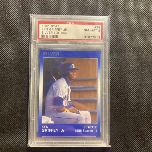 1991 Star Ken Griffey Jr. Silver Edition PSA 8