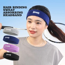 Sports Fitness Headband Tennis Badminton Basketball Cycling Running Cotton Knitt