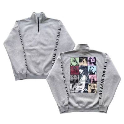 Taylor Swift THE ERAS TOUR クォータージップフーディー Taylor Swift The Eras International Tour Grey Quarter Zip