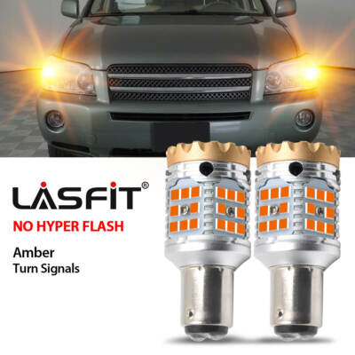 LASFIT 1157 2357 LED Front Turn Signal Bulbs Error Free for Acura RDX 2007-2012