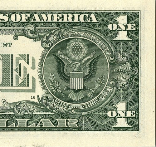 1973 Year Note Fancy Serial Number One Dollar Bill - Picture 11 of 11