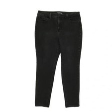 Time  Tru High Rise Skinny Women's size 14P Dark Wash Black Denim