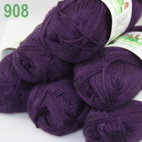 Sale Lot 6SkeinsX50g Soft Bamboo Cotton Baby Wrap Hand Knitting Crochet Yarn - Picture 13 of 45