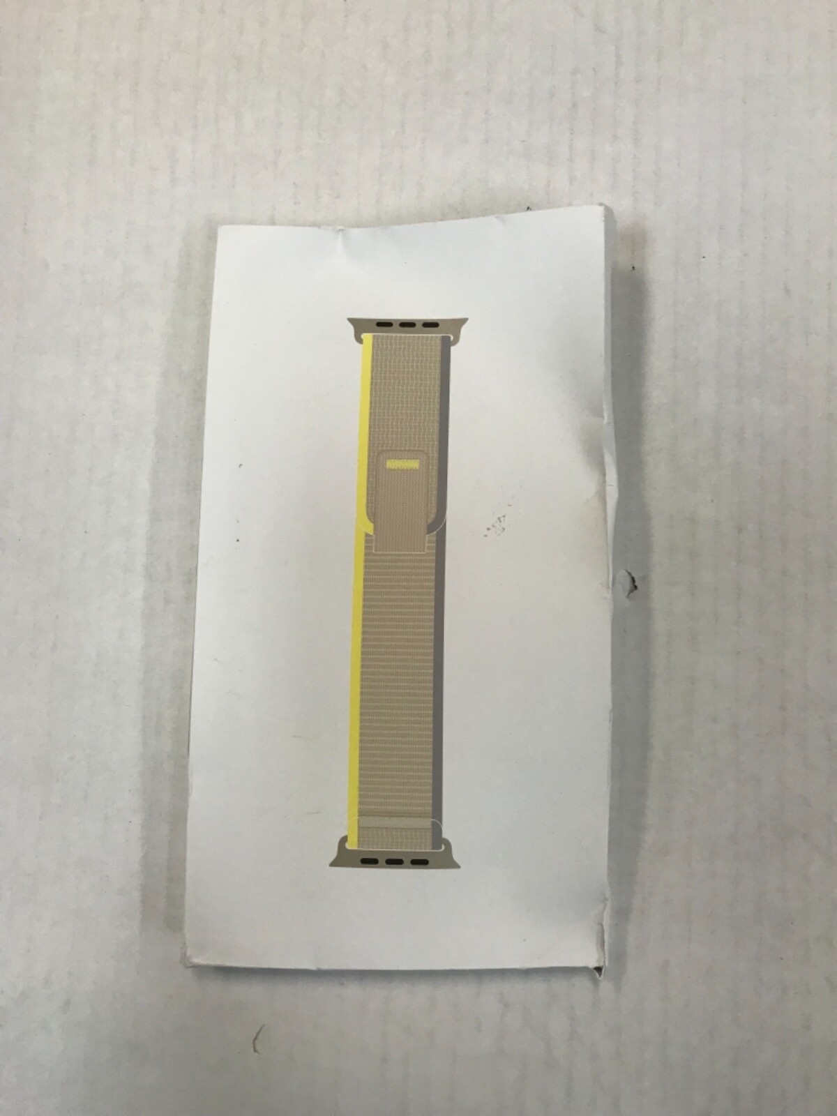 Apple Watch Band Trail Loop 49mm 42 44 45 Yellow/Beige S/M-image