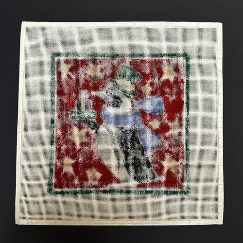 Amanda Lawford Hand Painted Needlepoint Canvas Christmas Penguin with Gifts 6160 - Picture 16 of 16
