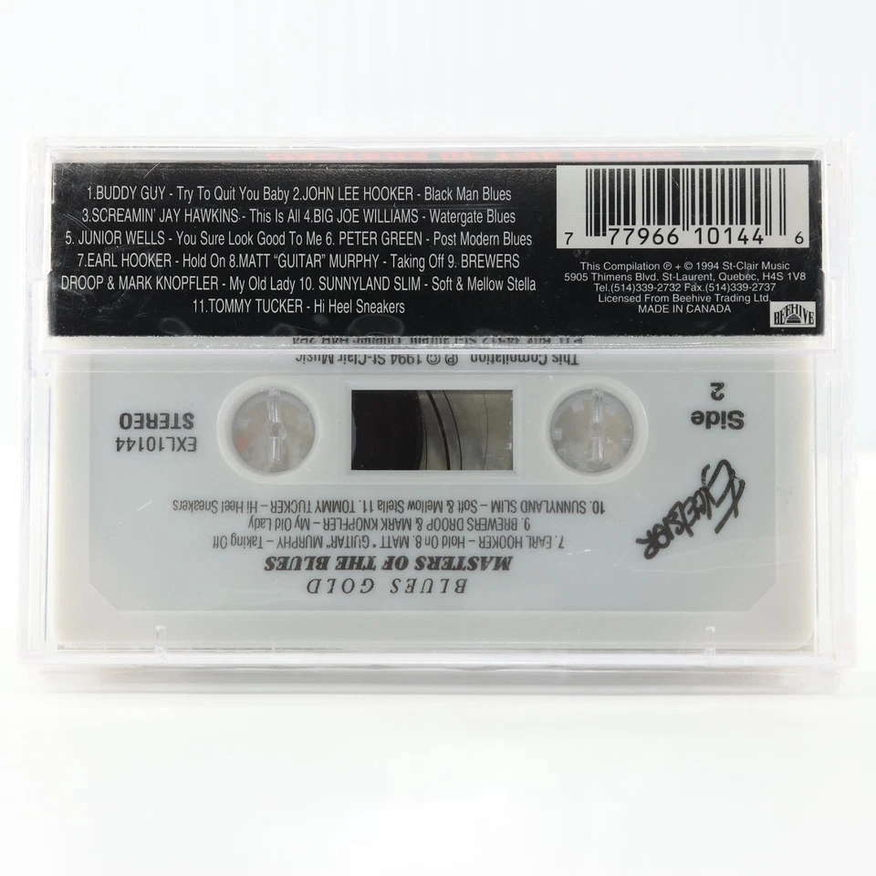Excelsior Blues Gold: Masters of the Blues (Cassette Tape 1994) SEALED Cracked - Image 2 of 4