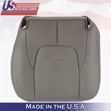 2002 2003 Fits Dodge Ram 2500 Laramie Driver Bottom Leather Seat Cover Dark Tan