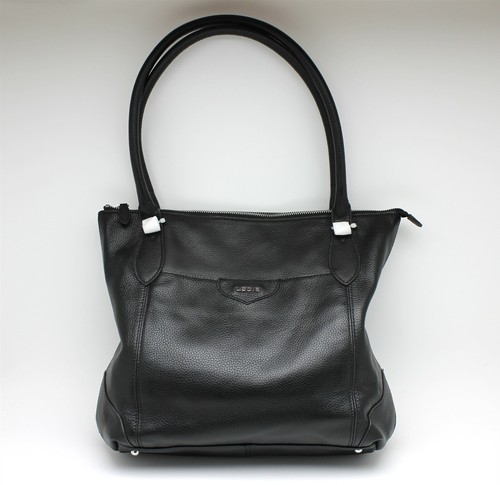 LODIS Sierra Black Pebbled Leather Tote 