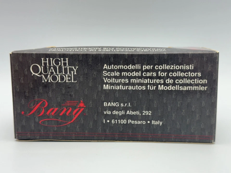 Bang Models #8034 Ferrari 355 Road Spider, Yellow 1:43, NIB - Image 3 of 4