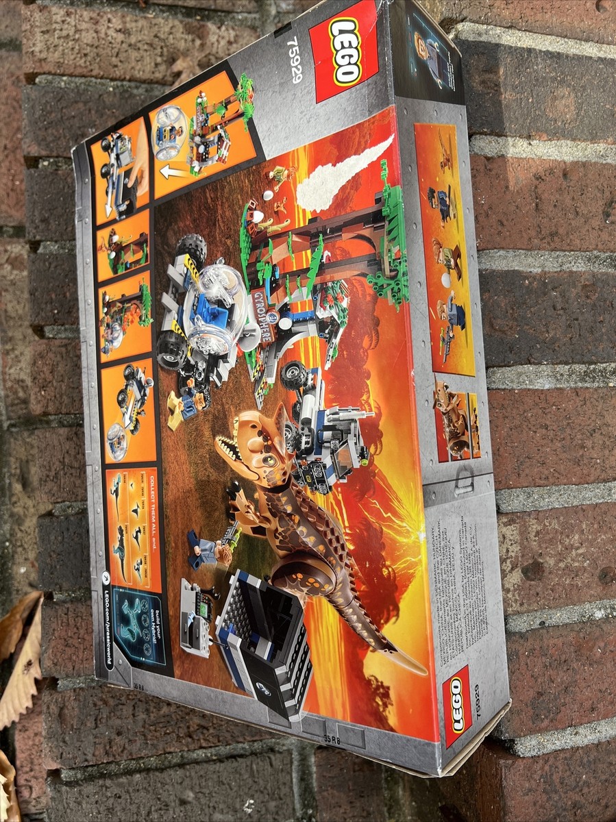 LEGO 75929 Jurassic World Fallen Kingdom Carnotaurus Gyrosphere Escape rip  tear