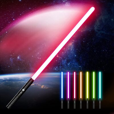 77cm Laserschwert Star Lichtschwert Schwert mit Licht, Sound 7 Farben RGB--neu