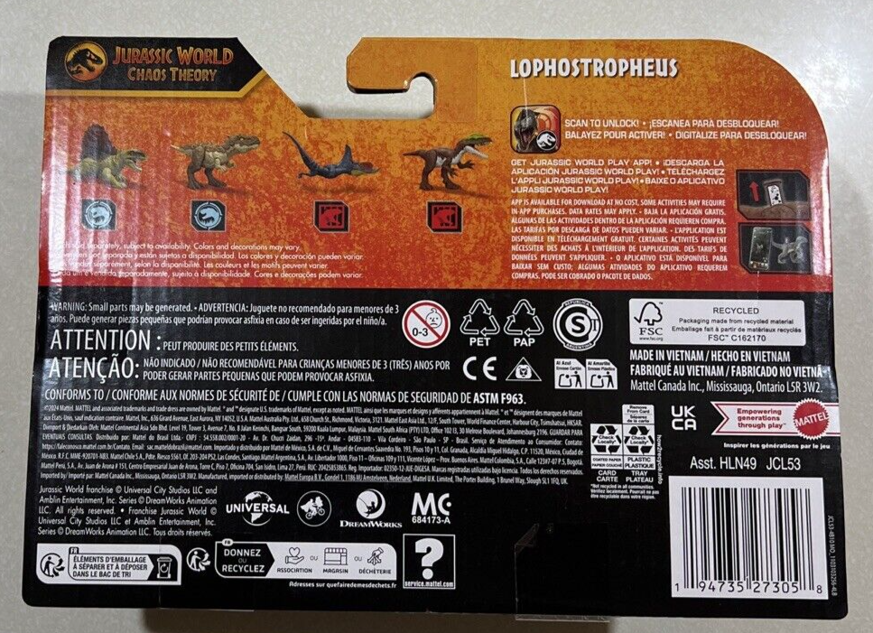 NEW 2024 Jurassic World Chaos Theory Lophostropheus | eBay