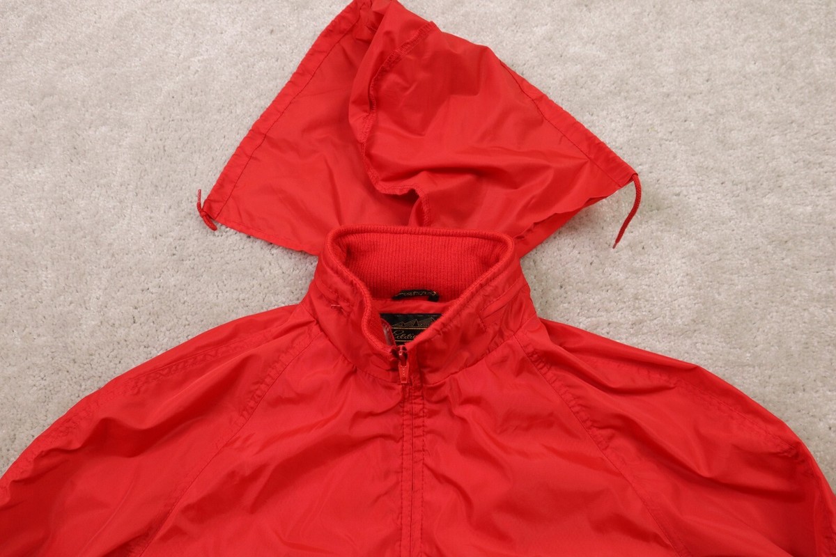 Eddie Bauer Jacket Mens Medium Vintage Windbreaker Hooded Eddie Bauer Jacket Mens Medium Vintage Windbreaker Hooded