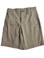 BCG Youth Boys Small Khaki Adjustable Stretchy Shorts EUC