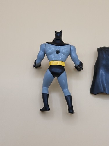 Vintage 1993 McDonald's Dc Comics Batman Action Figure 4" With Cape - Picture 10 of 15