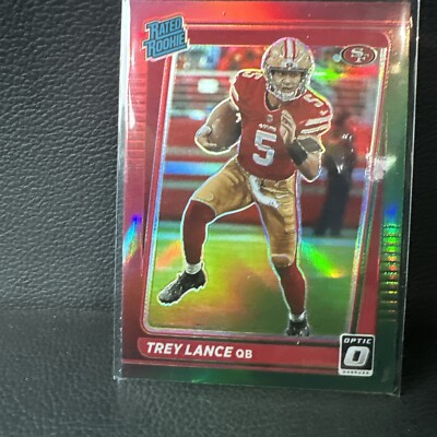 trey lance Rated rookie card Red And Green
