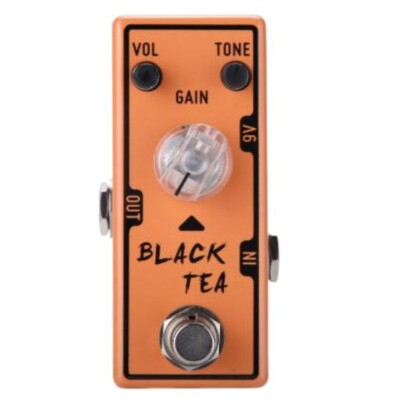 TONE CITY Black tea Distortion Guitar Effect Pedal Compact Foot Pedal New