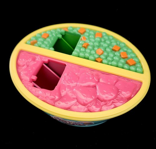 VTG 1996 Hasbro Choosy Baby All Gone Doll Bowl Peas Carrots Strawberry BOWL ONLY - Bild 8 von 8