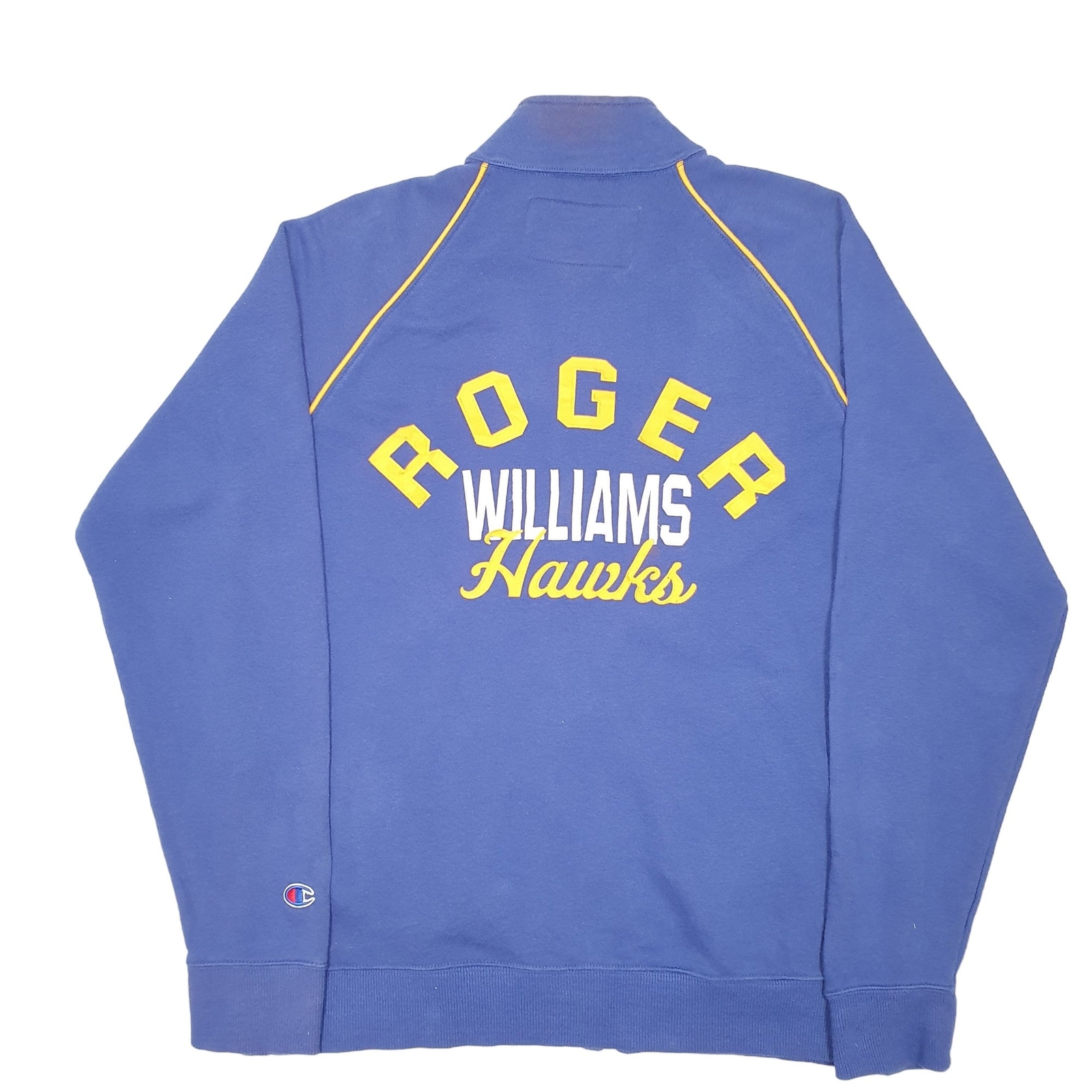 CHAMPION Full Zip Sweatshirt Roger Williams Hawks Soccer Jumper Sweatshirt M image 3