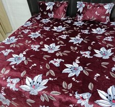 Designer Warm Sheets  Flat Sheet  Blanket Sheets Set  Fleno Warm Sheets  A 
