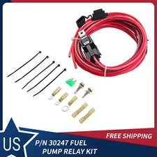 Electric Fuel Pump Relay Kit Fuel Pump Wiring Harness Kit Relay Bypass 40 AMP US