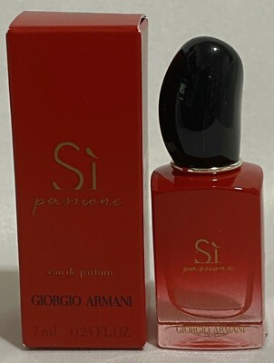 Giorgio Armani Si Passione Eau De Parfum Splash Travel Size 0.24oz / 7ml