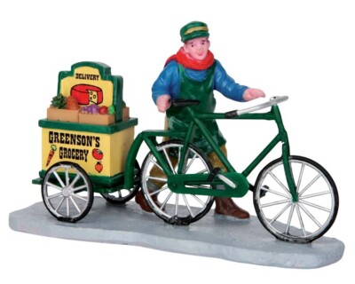 LEMAX 52359 - Greenson's Grocery Delivery - Weihnachtsdorf Winterdorf Neu
