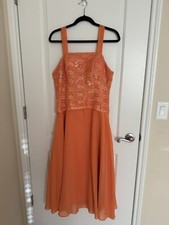 Orange Peach Dress