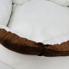 Western Home Donut Cat or Dog Bed Brown 20x20 inch