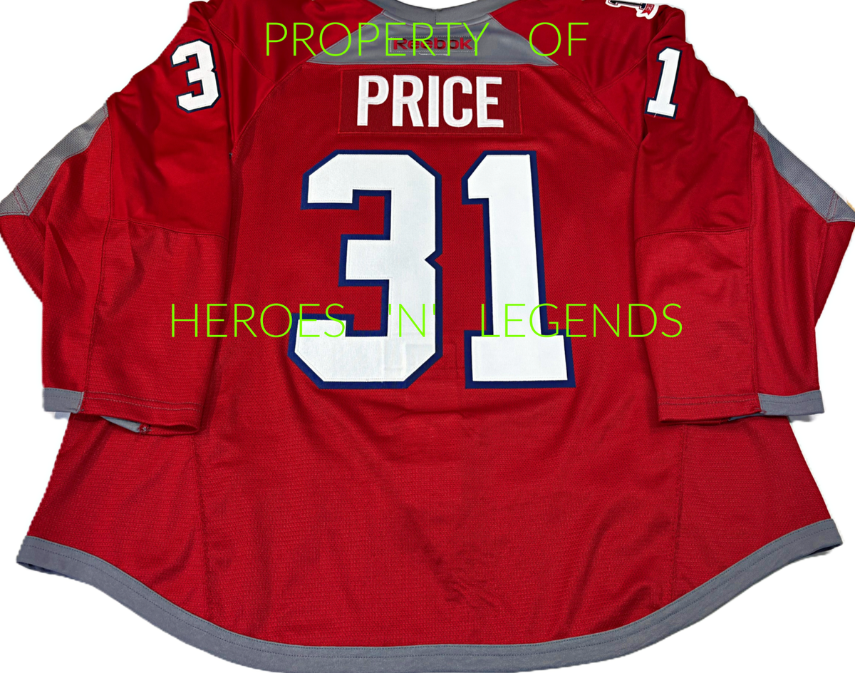 MiC-PRO-58 CAREY PRICE #31 MONTREAL CANADIENS TEAM ISSUED HOCKEY CCM/RBK  JERSEY