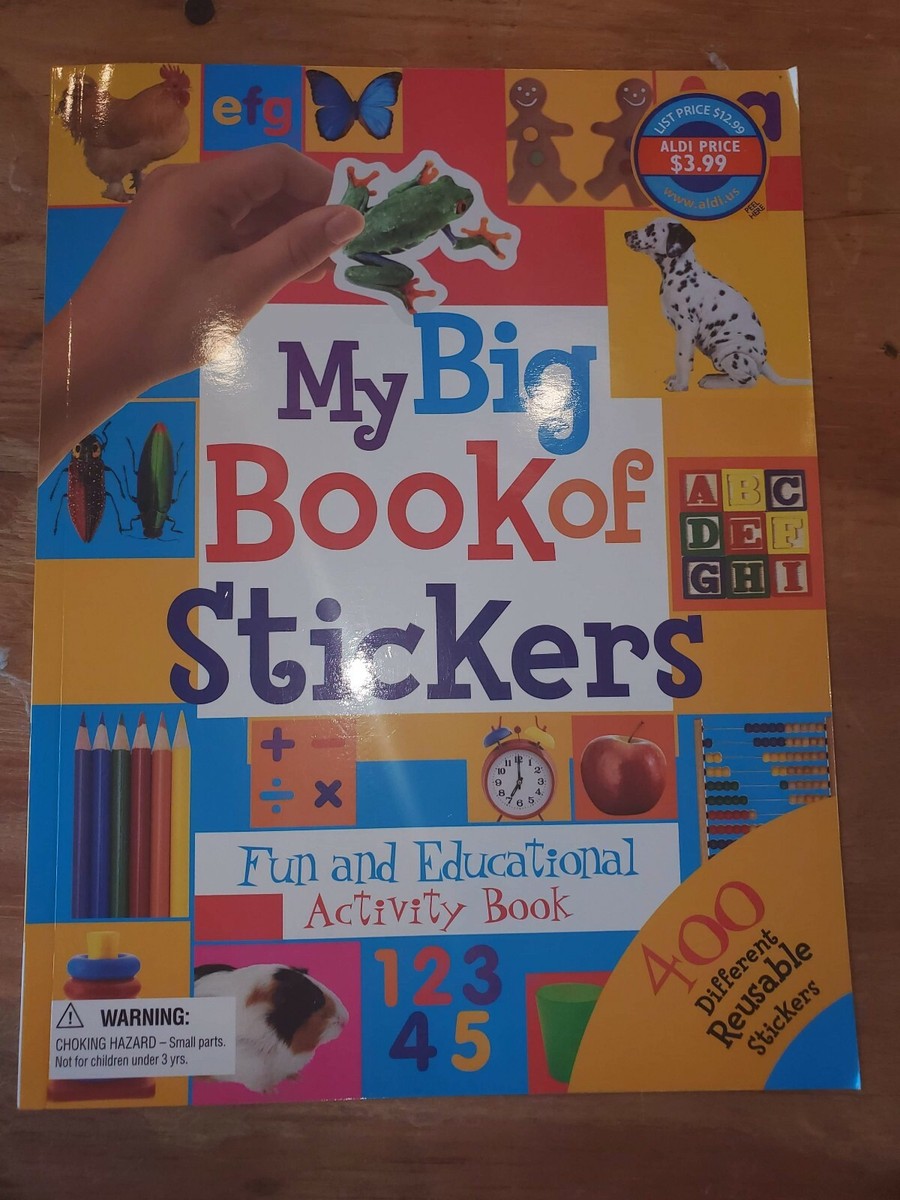 最新版 My Big Book of Words & Sticker Book My Big Book of Stickers (Sticker Activity Fun): Priddy