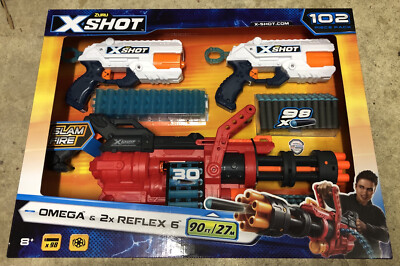 X-Shot Combo Pack OMEGA and 2 Reflex 6